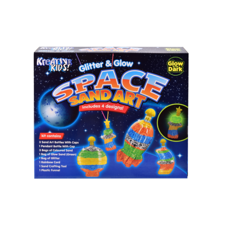 KTL Glitter And Glow Space Sand Art TY7625