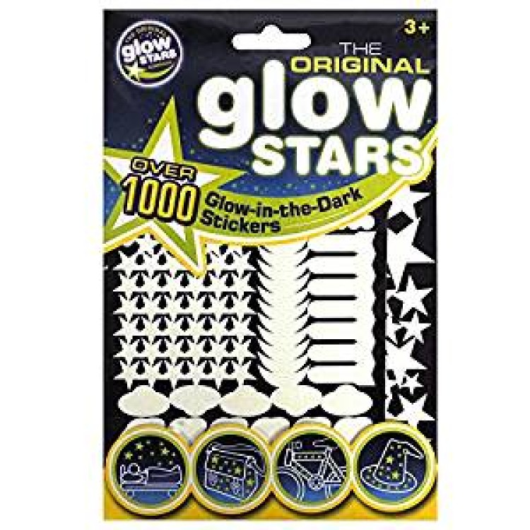 Glow Stars 1000 glow in the dark stickers