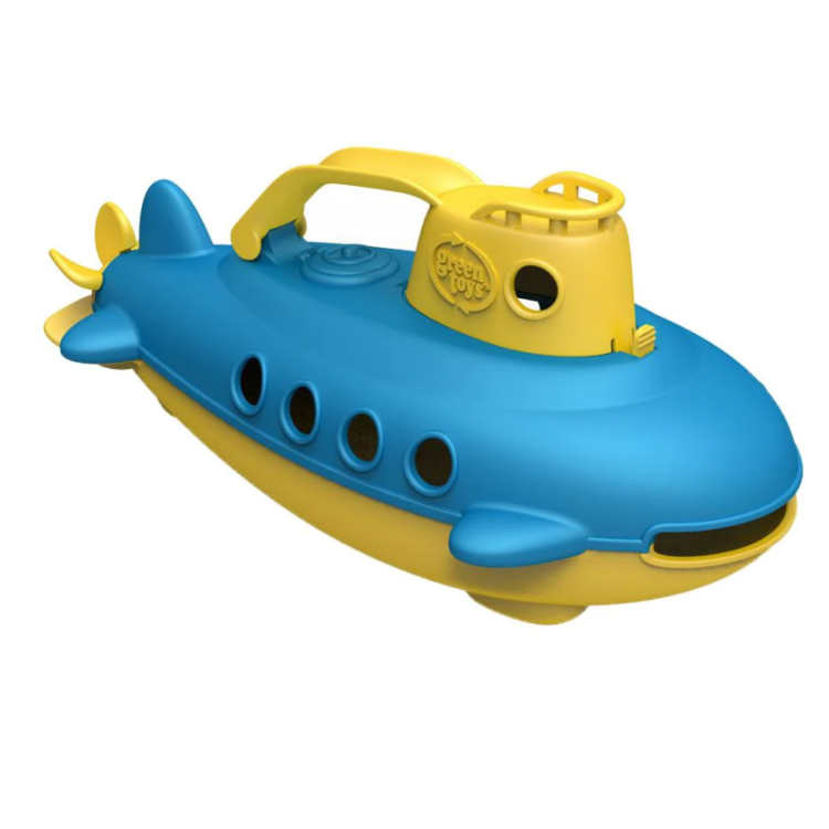 Bigjigs Green Toys Submarine (Yellow Handle) 6m+