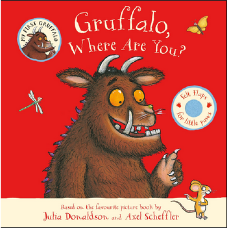 Gruffalo where are you felt flaps Julia Donaldson
