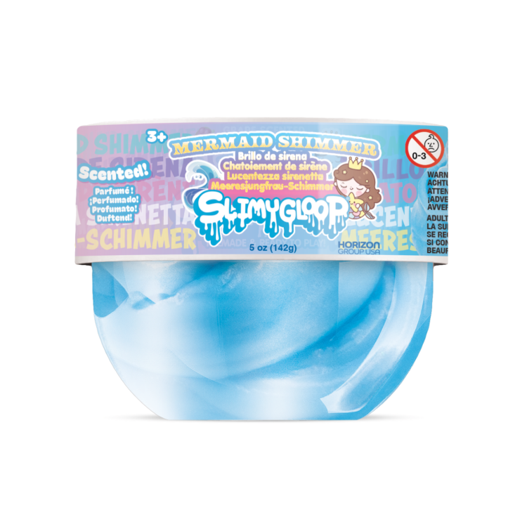 Hasbro 238959GL-PD Tropical Sunshine, mermaid shimmer, pink sand beach Slimy Gloop