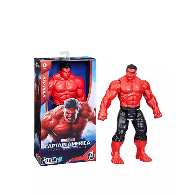Hasbro Captain America Brave New World Titan Hero Red Hulk F9299  DAMAGED BOX