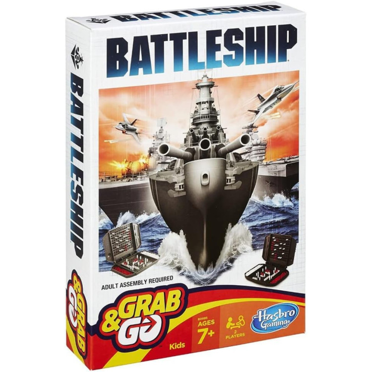 Hasbro Grab & Go Battleship Game F8252 (Damaged Box)