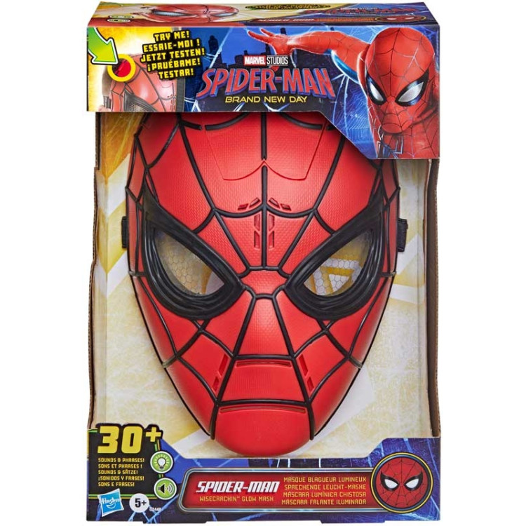 Hasbro Marvel Spider-Man Brand New Day Wisecrackin' Glow Mask 