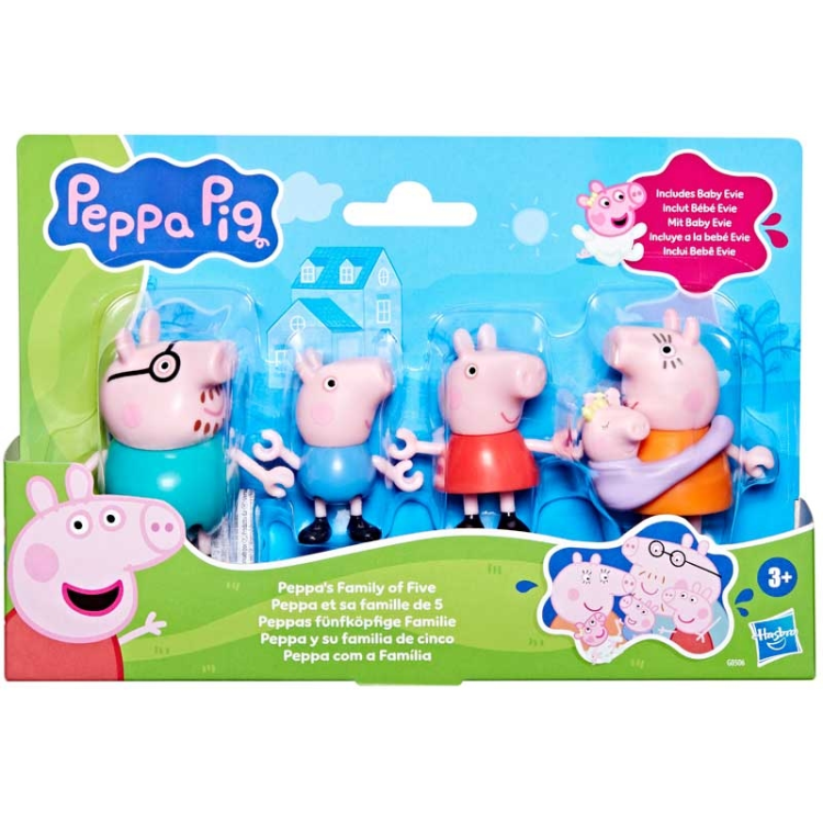 Hasbro Peppa Pig - Peppa's Family Of Five Figure Pack