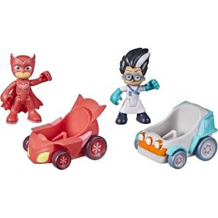 Hasbro PJ Masks Owlette and Romeo Battle Racers