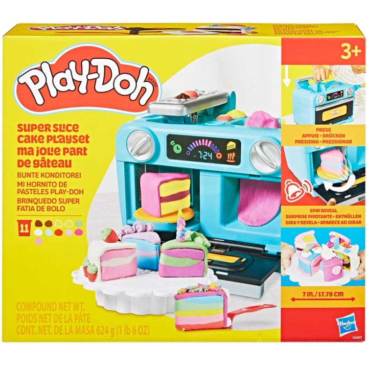 Hasbro Play Doh Super Slice Cake Playset G0497