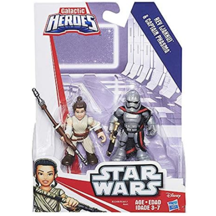 Hasbro Star Wars Galaxy Heroes - Rey (Jakku) & Captain Phasma