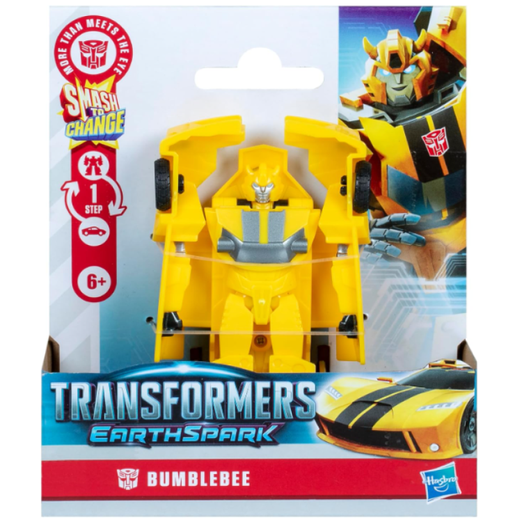 Hasbro Transformers Earthspark 1-Step Smash Changers Bumblebee  G0996