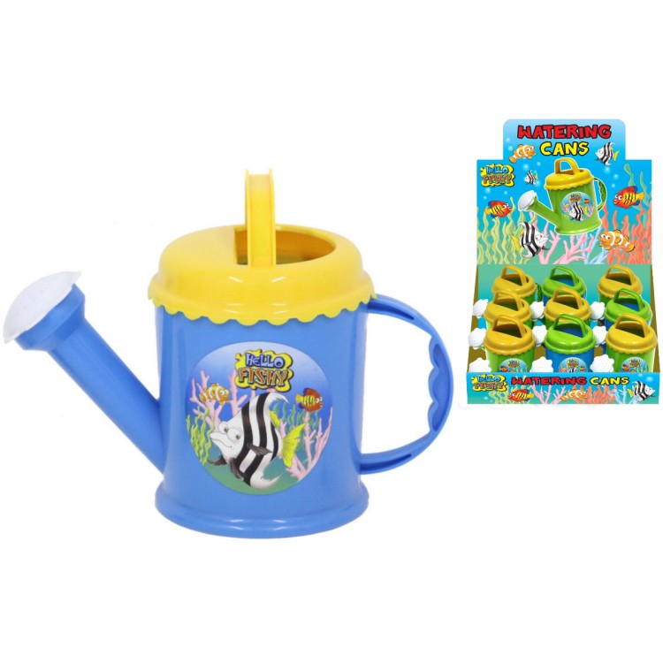 Hello Fishy Plastic Watering Can Assorted TY5248