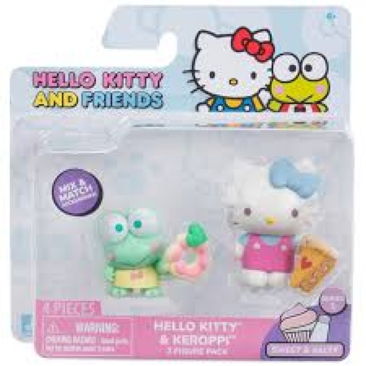 Sanrio Hello Kitty And Friends Hello Kitty & Keroppi 2 Figure Pack