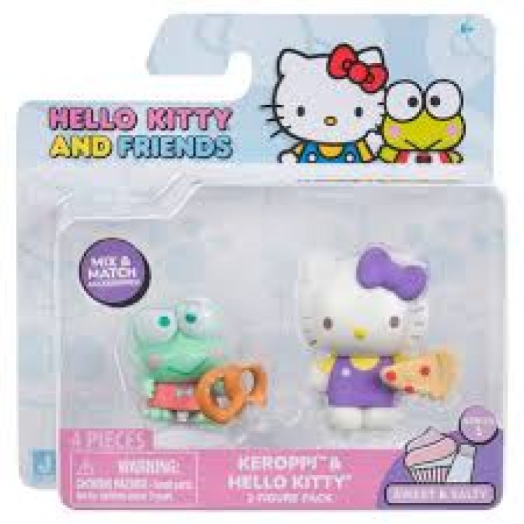Sanrio Hello Kitty And Friends Keroppi & Hello Kitty 2 Figure Pack