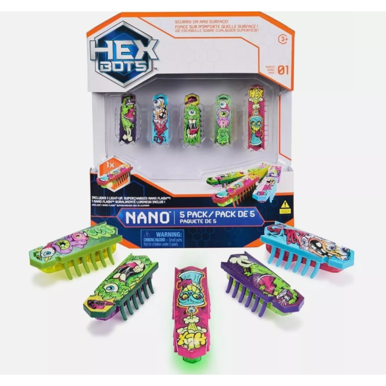 SPM Hex Bots Nano 5 Pack