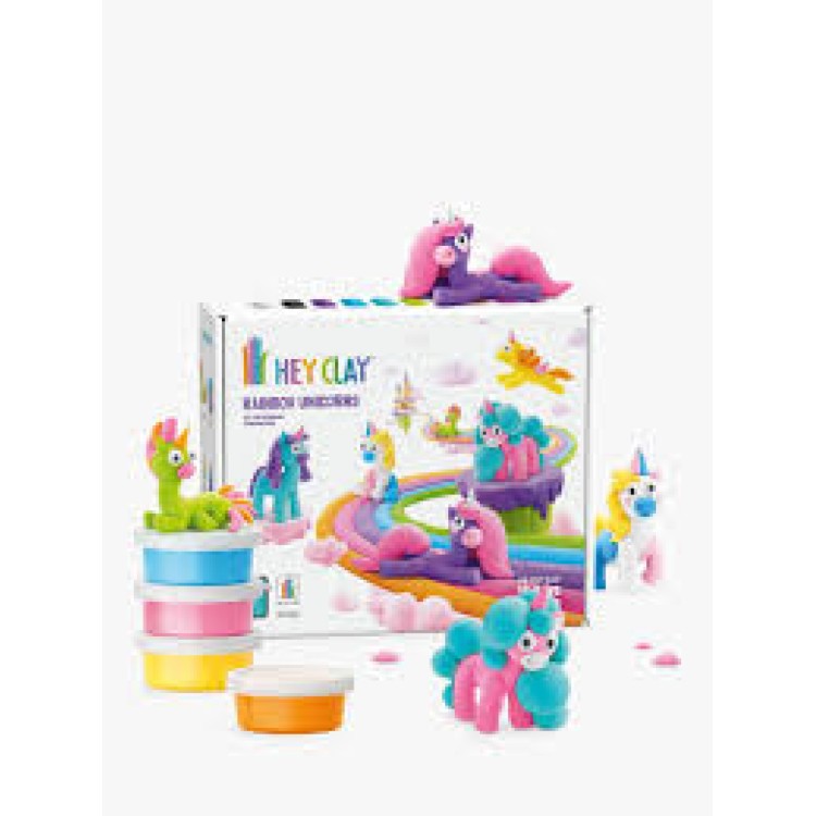 Hey Clay Rainbow Unicorns 3 Can Set Assortment - One Supplied