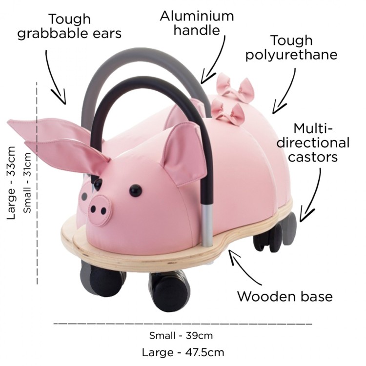 HC  WheelyBug Pig Small