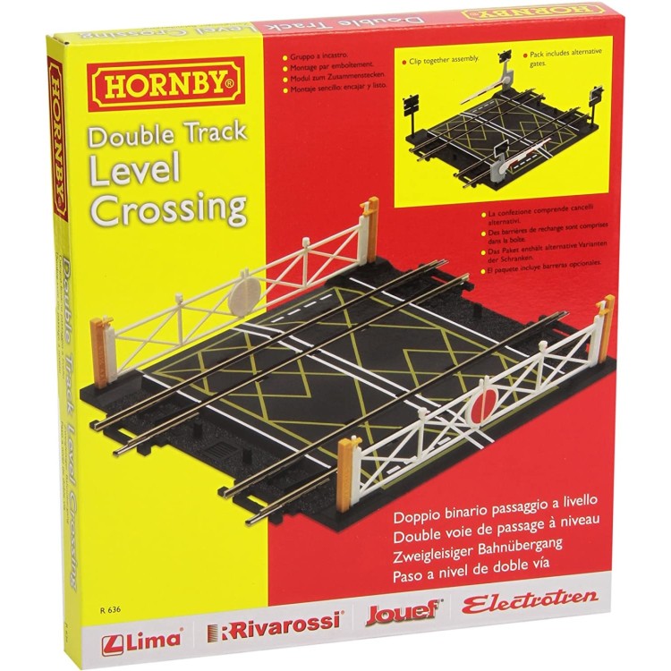 Hornby Double Track Level Crossing R636