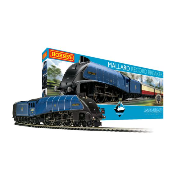 Hornby Mallard Record Breaker 00 Gauge Train Set R1282