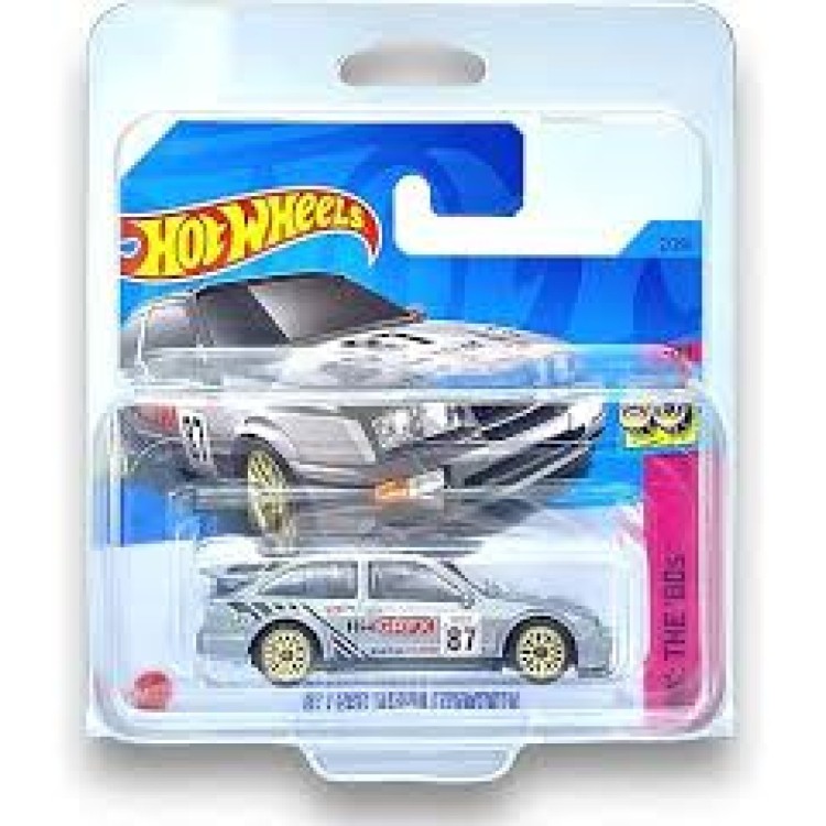 Mattel Hot Wheels '87 Ford Sierra Cosworth Silver HW: The '80s