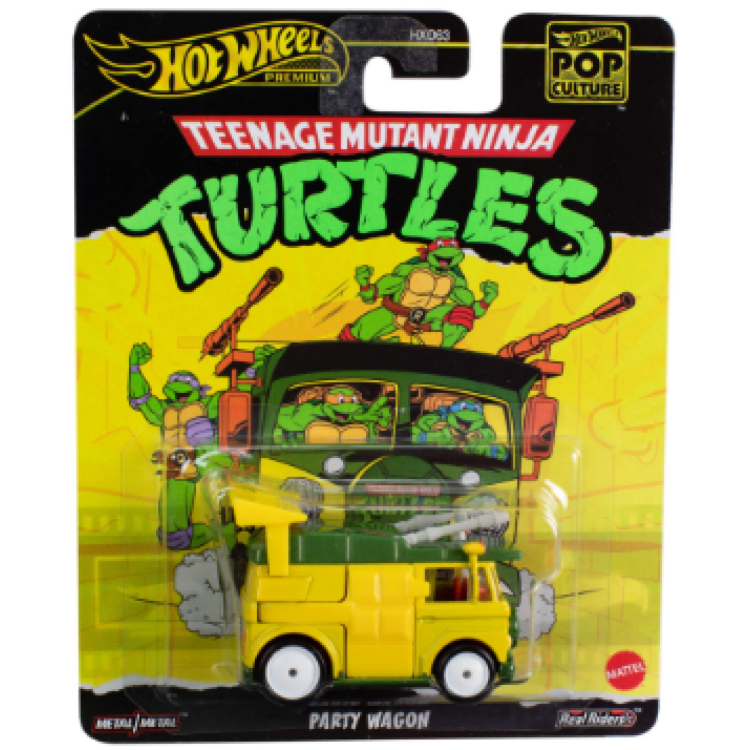 Hot Wheels Premium Pop Culture - Teenage Mutant Ninja Turtle Party Wagon HXD63