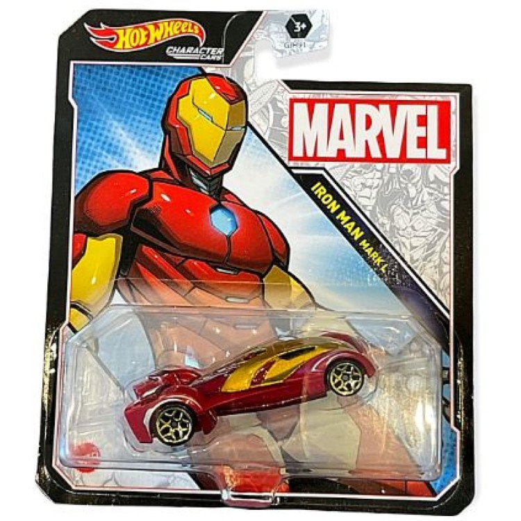 Mattel Hot Wheels Character Cars Marvel - Iron Man