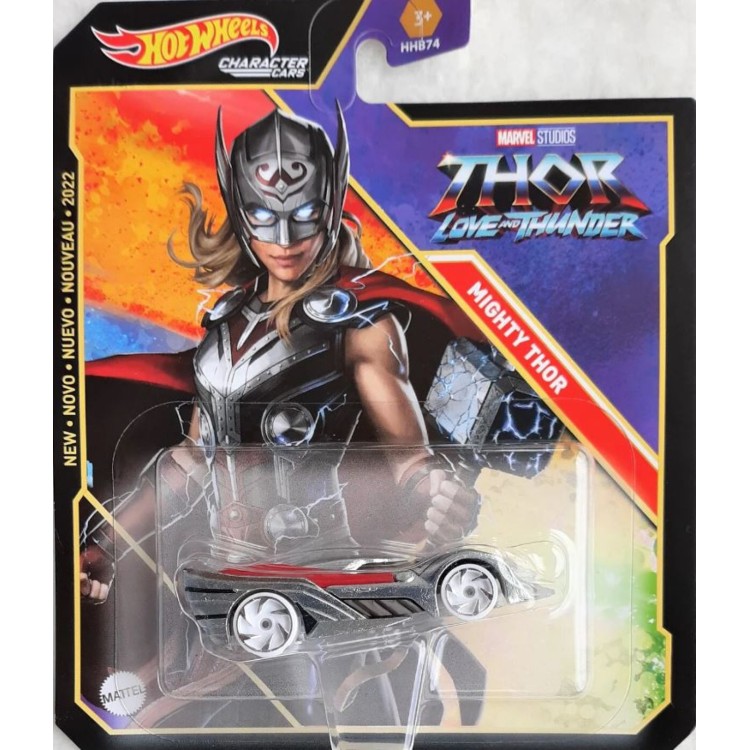 Hot Wheels Character Cars Marvel - Mighty Thor