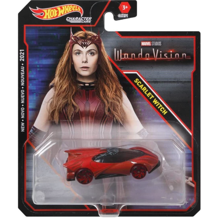 Mattel Hot Wheels Character Cars Marvel - Scarlet Witch