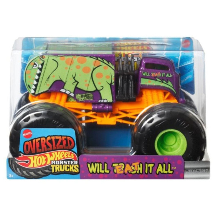 Hot Wheels Monster Trucks Oversized - Will Eat It All JJB04