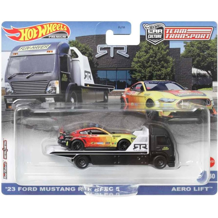 Hot Wheels Premium Car Culture Team Transport - '23 Ford Mustang RTR Spec 5 Aero Lift #50