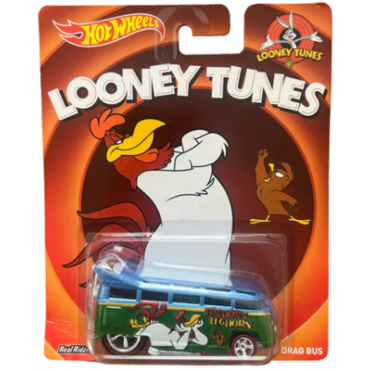 Hot Wheels Premium Pop Culture - Looney Tunes Volkswagen T1 Drag Bus X8308