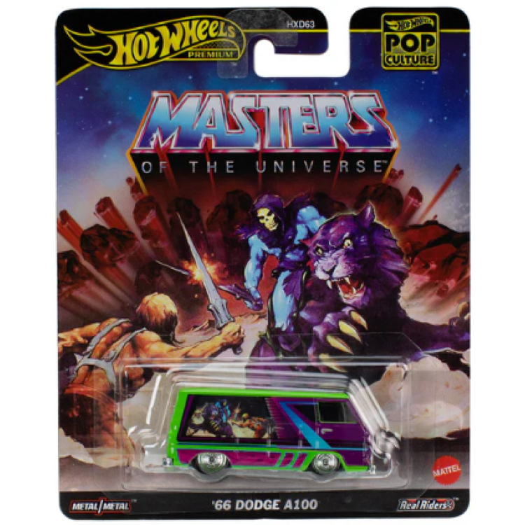 Hot Wheels Premium Pop Culture - Masters Of The Universe '66 Dodge A100 HXD63