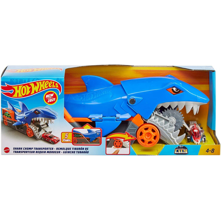 Hot Wheels Shark Chomp Transporter GVG36