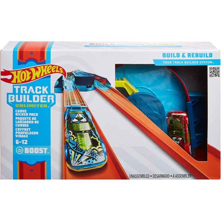 hot wheels track builder curve