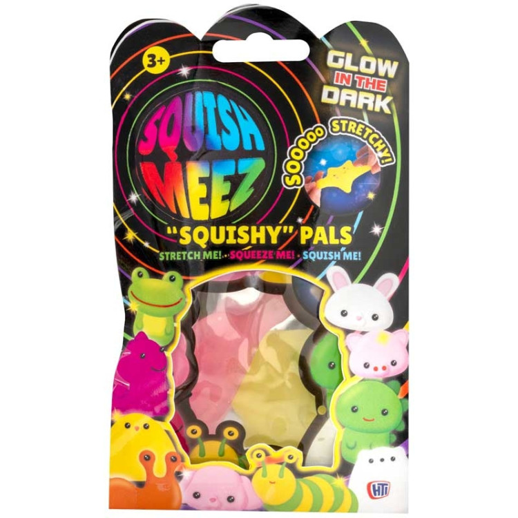 HTI 1376490 GLOW IN THE DARK SQUISH MEEZ ASST