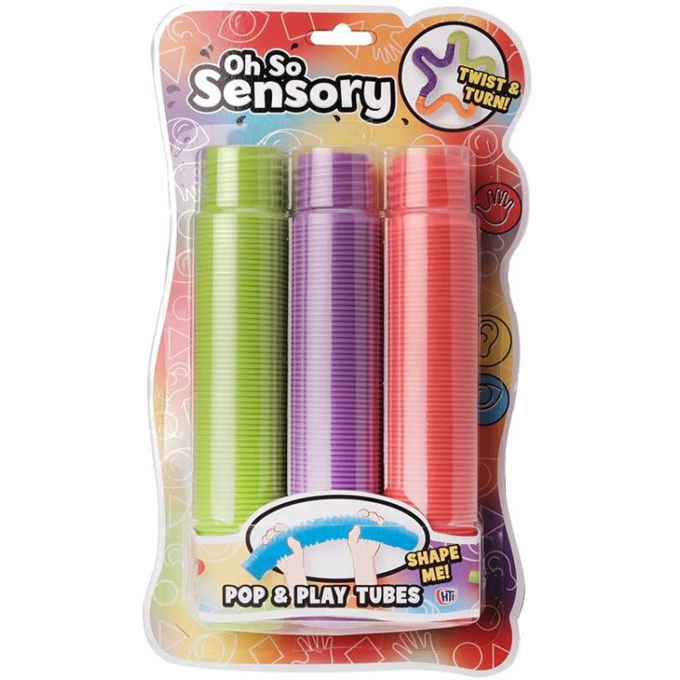 HTI P0530 Oh So Sensory Pop & Play Tubes