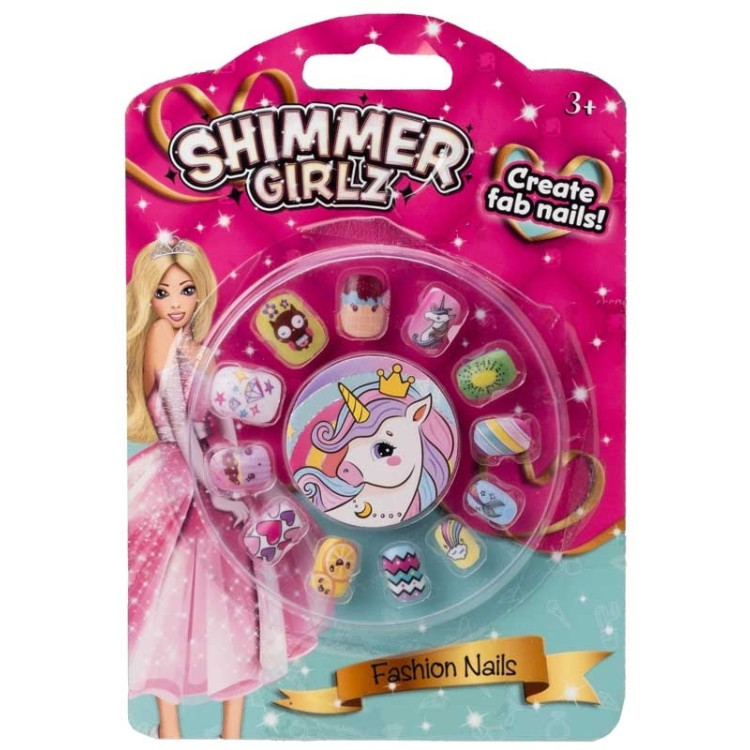 HTI Shimmer Girlz Unicorn Fashion Nails