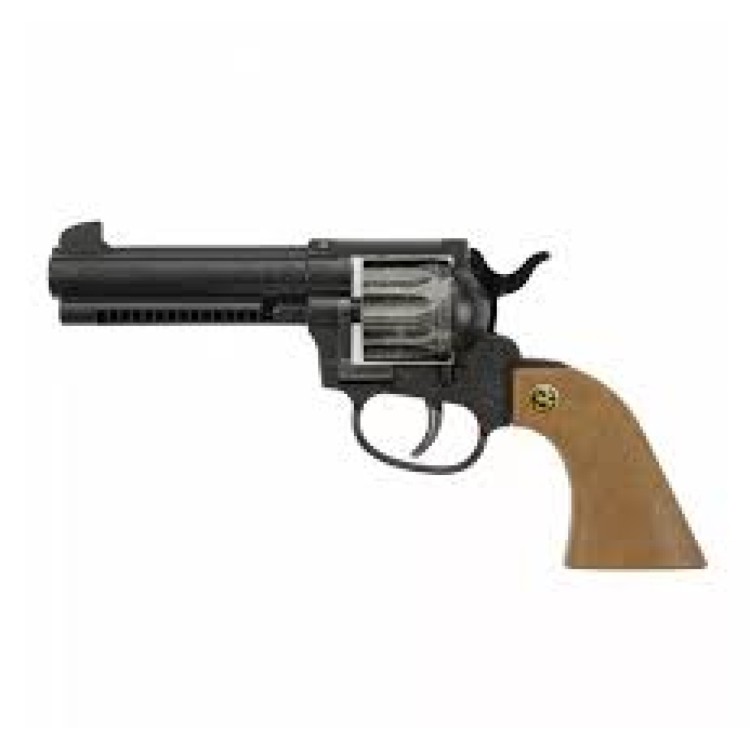 Cap Gun Ideal Western Land SCHRODEL PEACEMAKER Pistol Toy 12 Shot Cap Gun 200 5801