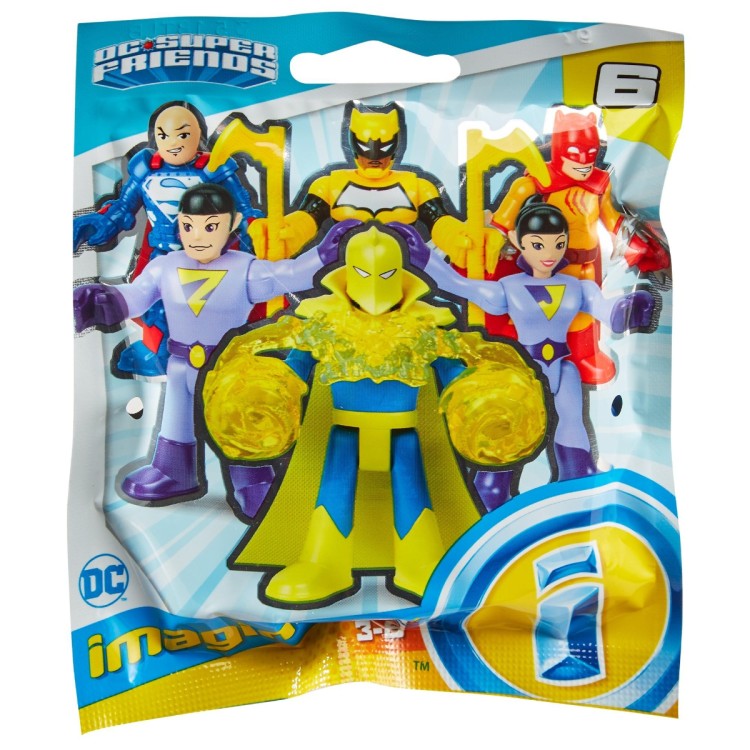 Fate Imaginext DC SUPER FRIENDS SERIES 6 Sealed Blind Bags ~ All Six ~ Dr 