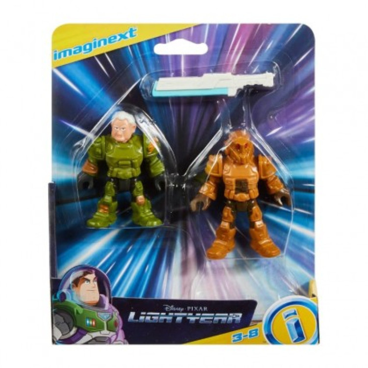 Mattel Imaginext Disney Pixar Lightyear - Darby Steel & ZAP Patrol Set HGT30