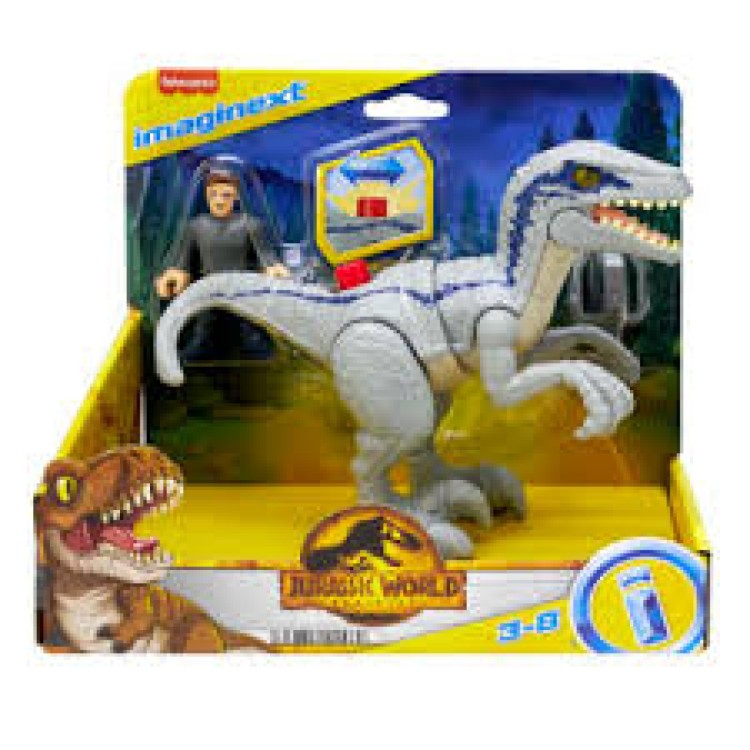Mattel Imaginext Jurassic World Breakout Blue