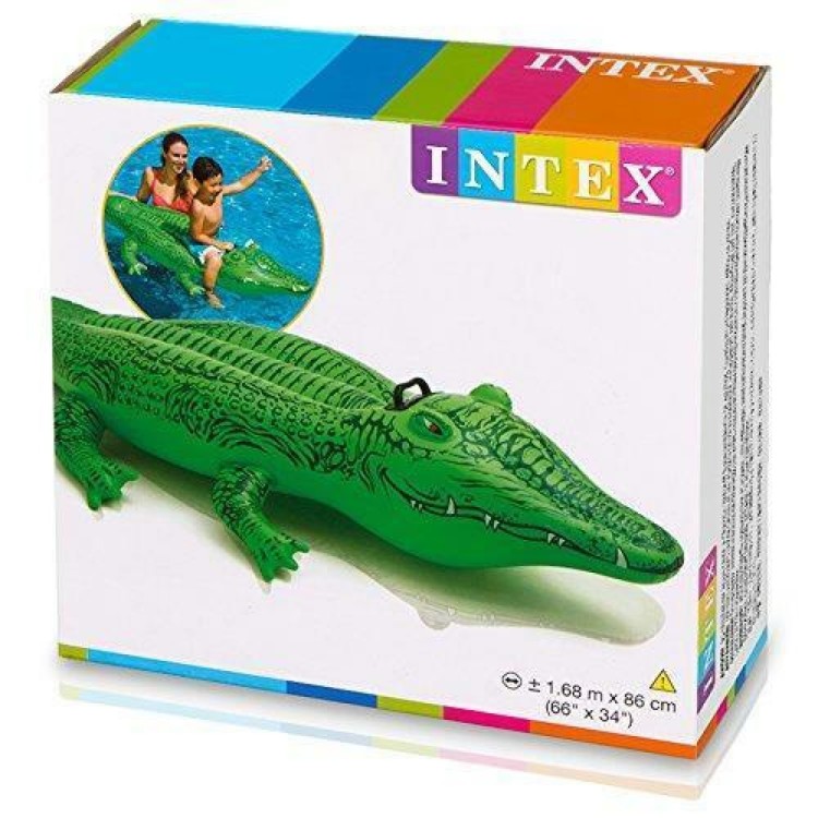 Intex Inflatable Alligator 1.68m x 86cm #58546NP TY626