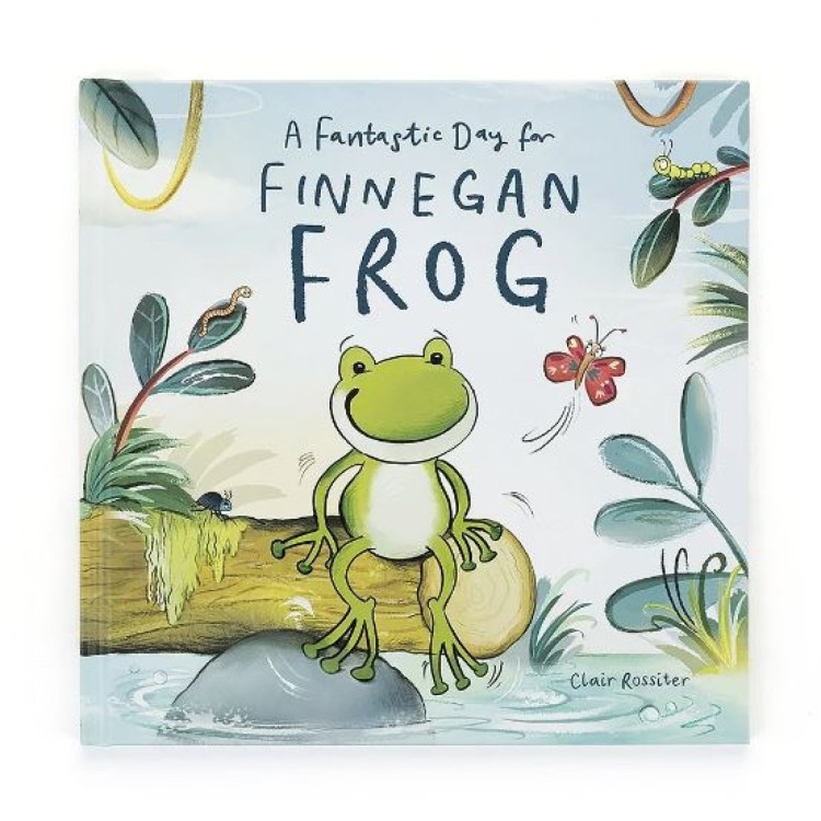 Jellycat A Fantastic Day For Finnegan Frog Book BK4FIN