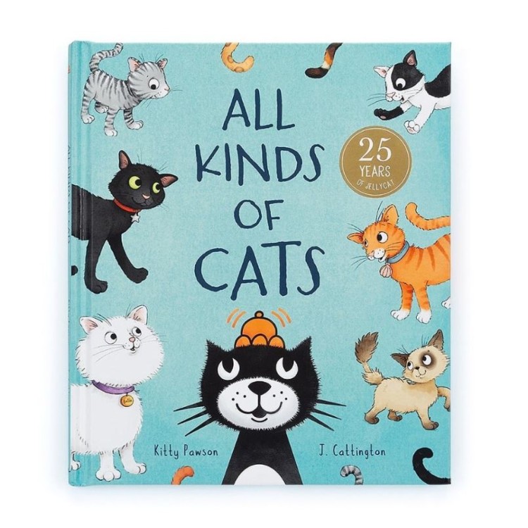 Jellycat All Kinds Of Cats Book BK4CATS