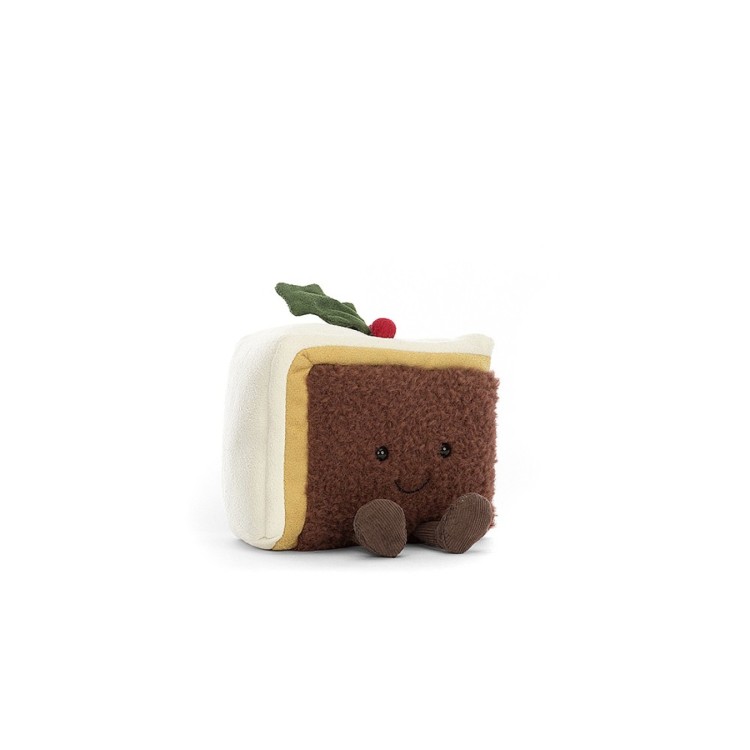 Jellycat Amuseable Slice of Christmas Cake A6SCC 