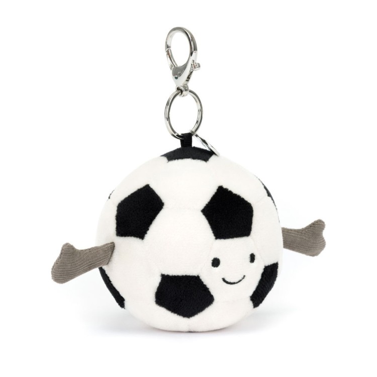 Jellycat Amuseable Sports Football Bag Charm AS4UKFBC