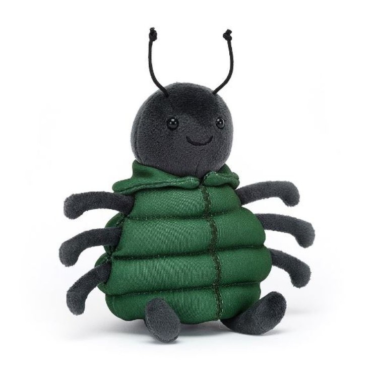 Jellycat Anoraknid Black Spider ANK3BS 