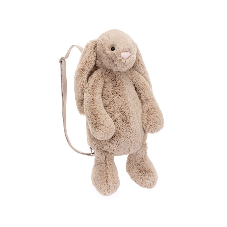 Jellycat Bashful Beige Bunny Backpack BAS4BBP In Store Only Limited to One Per Customer