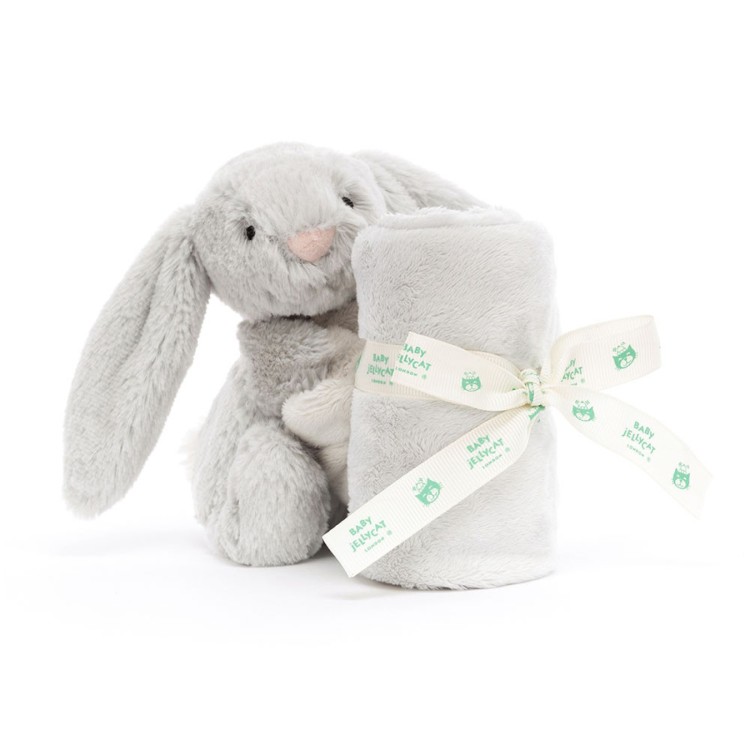 Jellycat Bashful Bunny Silver Soother STH4BS