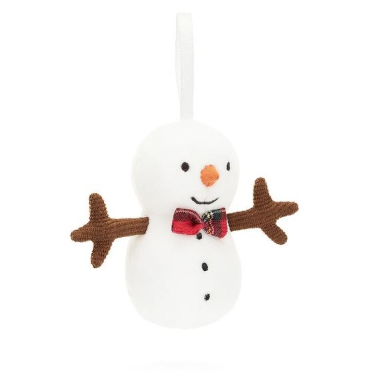 Jellycat Christmas Festive Folly Snowman (2023) FFH6SN