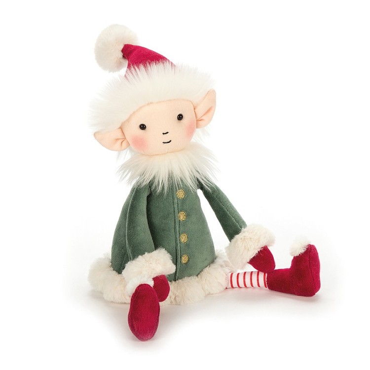 Jellycat Christmas Leffy Elf Medium LEF2E