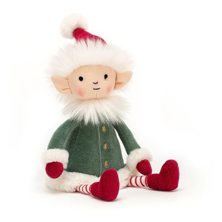Jellycat Christmas Leffy Elf Small LEF6E